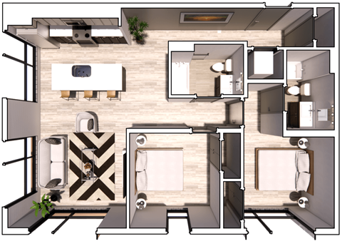 108 S. 1st St 1-2 Beds Apartment for Rent - Photo Gallery 15